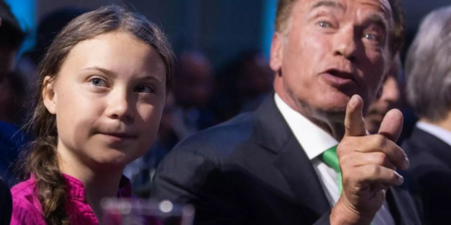 Thunberg und Schwarzenegger