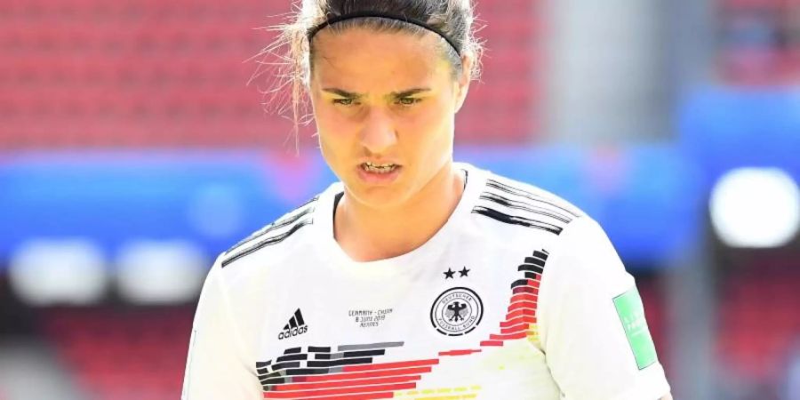 Aus für die WM-Vorrunde: Dzsenifer Marozsan. Foto: Sebastian Gollnow