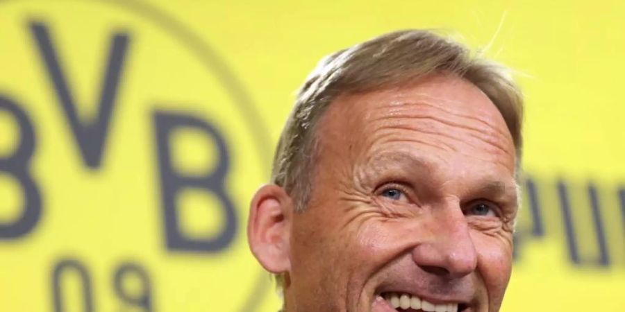 «Wir wollen Meister werden», macht Geschäftsführer Hans-Joachim Watzke vor dem Auftakt der 57. Bundesliga-Saison klar. Foto: I. Fassbender