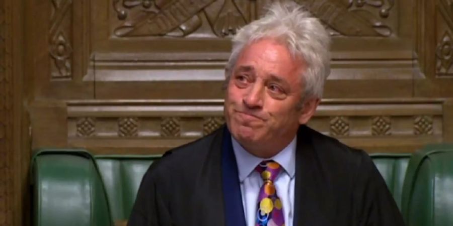 Unterhaus-Präsident John Bercow kündigt Rücktritt an