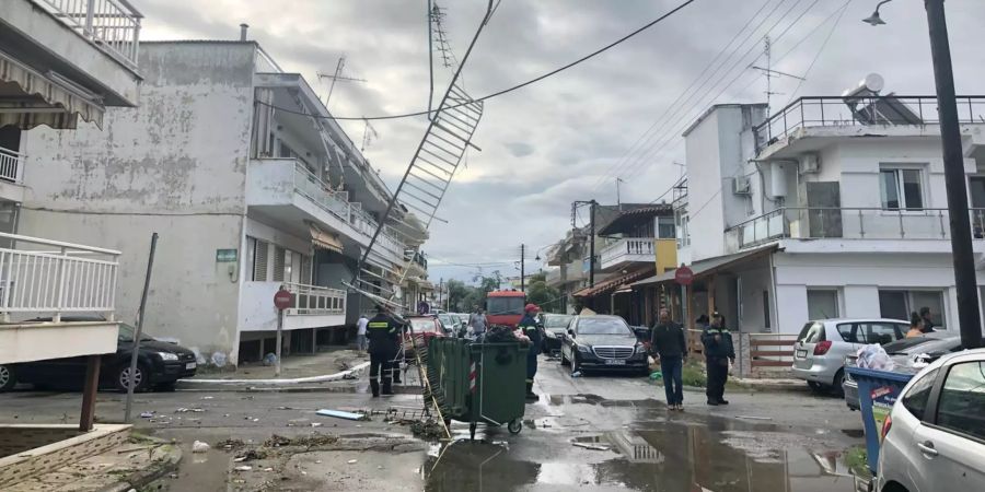 Schweres Unwetter in Nordgriechenland