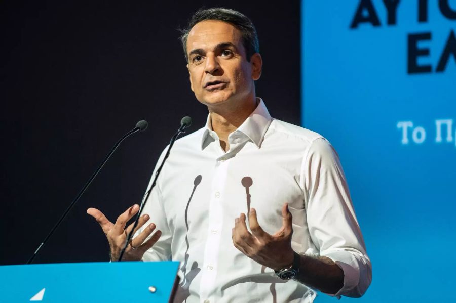 Kyriakos Mitsotakis spricht