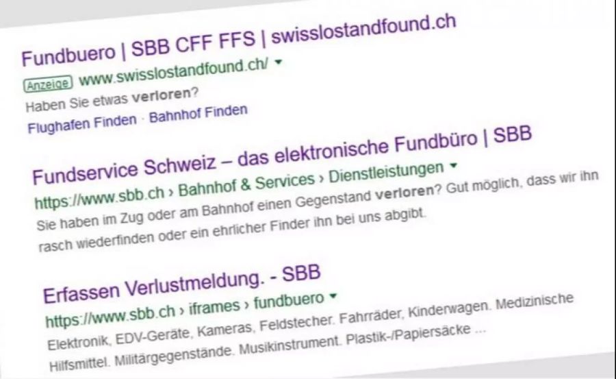 SBB Fundbüro