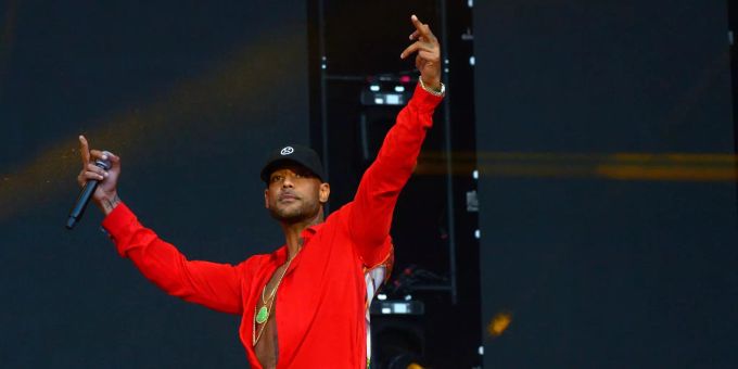 Der französische Rapper Booba. (Archivbild) Booba