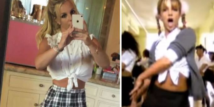 Ups! - Britneys «Baby One More Time»-Look hat einen Fehler