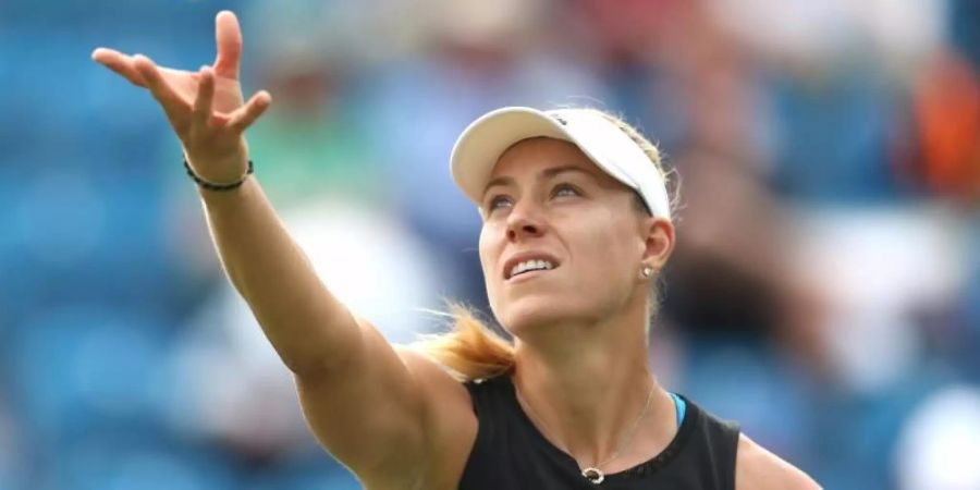 Zog in Eastbourne kampflos ins Finale ein: Angelique Kerber. Foto: Steven Paston/PA Wire
