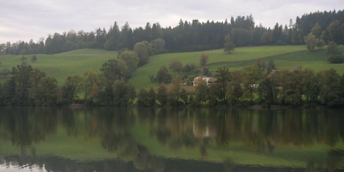 Der Privatsee Soppensee bei Buttisholz. Buttisholz