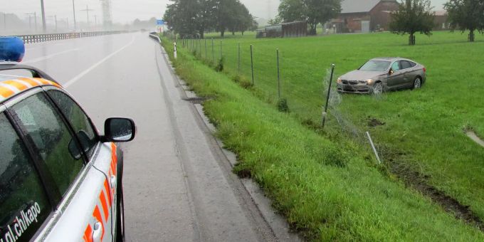 Niederurnen GL: Verkehrsunfall auf der Autobahn A3 in Niederurnen.