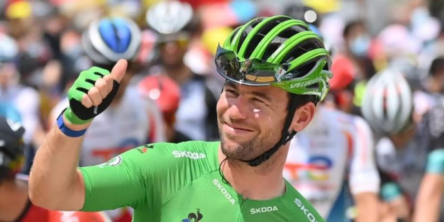 Kann auf der 19. Etappe seinen 35. Tour-Tagessieg holen: Mark Cavendish. Foto: David Stockman/BELGA/dpa