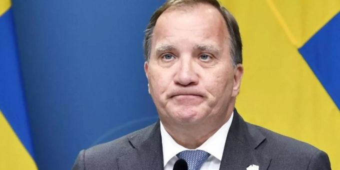 Stefan Löfven tritt zurück. stefan löfven schweden