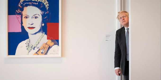 Der britische Premierminister Boris Johnson in New York. boris johnson
