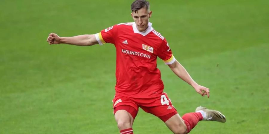 Nico Schlotterbeck spielte in der vergangenen Saison für Union Berlin. Foto: Andreas Gora/dpa-pool/dpa