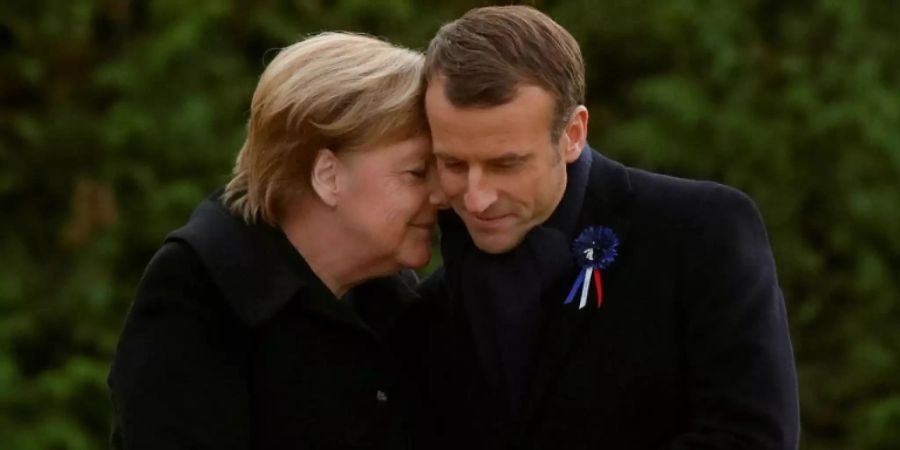 Merkel und Macron bei Weltkriegsgedenken 2018