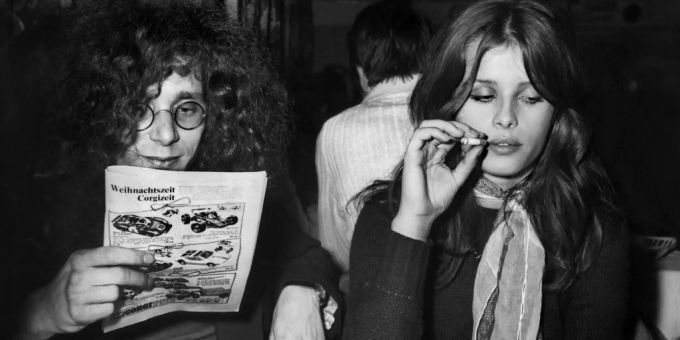 Uschi Obermaier im Jahr 1969 mit ihrem damaligen Freund Rainer Langhans. (Archivbild) Uschi obermaier