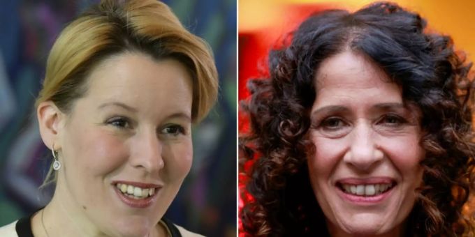 Giffey (links) und Jarasch Giffey (links) und Jarasch
