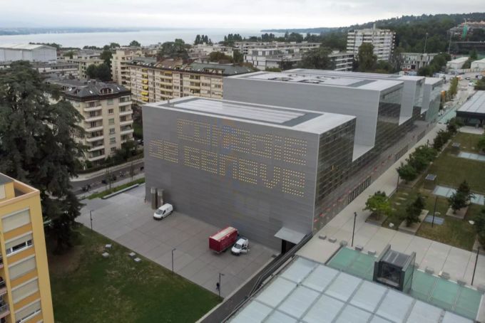 Die Comédie de Genève von aussen. Comédie de Genève
