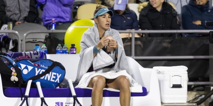Belinda Bencic muss sich gedulden. Belinda Bencic