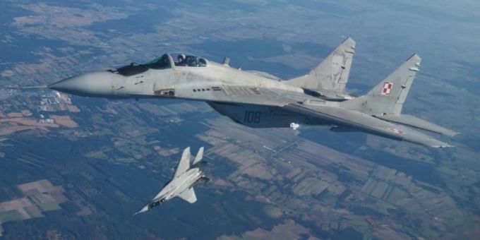 Polen liefert im Ukraine-Krieg MiG-Kampfjets an das angegriffene Land. ukraine krieg