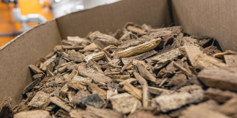 Holz-Schnitzel (Symbolbild).