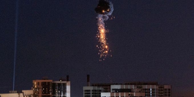 Russland hat Kiew zuletzt vermehrt mit Drohnen angegriffen. Russland hat Kiew zuletzt vermehrt mit Drohnen angegriffen.