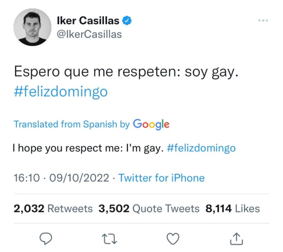 Iker Casillas Coming-out