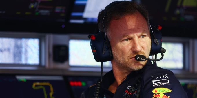 Christian Horner, Teamchef von Red Bull, beim Singapur-GP der Formel 1. Christian Horner Red Bull