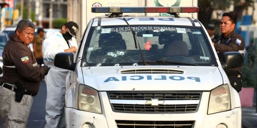 Verstärkte Polizeipräsenz in Ecuador