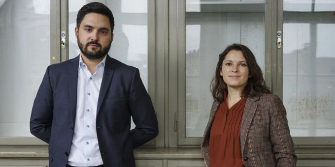 SP-Co-Präsident Cédric Wermuth und SP-Co-Präsidentin Mattea Meyer. SP