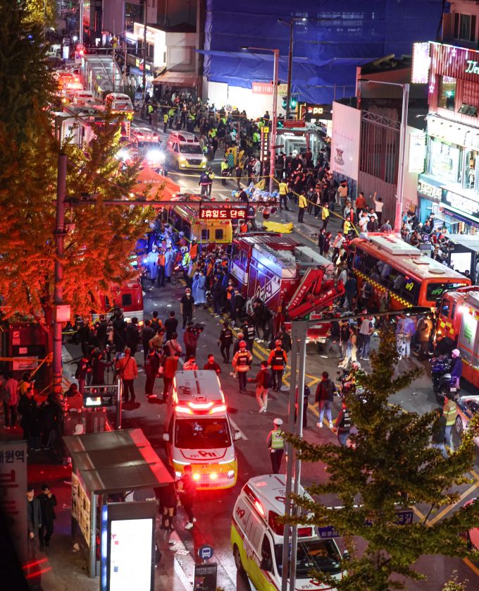 Halloween party stampede in Seoul
