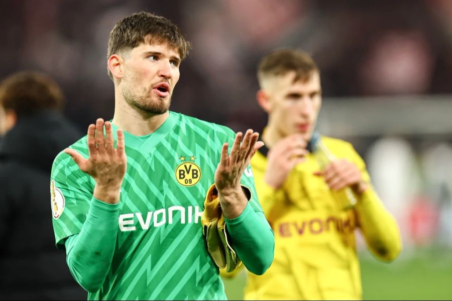 An ihm lags nicht, dass der BVB in der Hinrunde enttäuschte: Gregor Kobel war in der Hinrunde gemäss «Kicker» der beste Goalie der Liga.