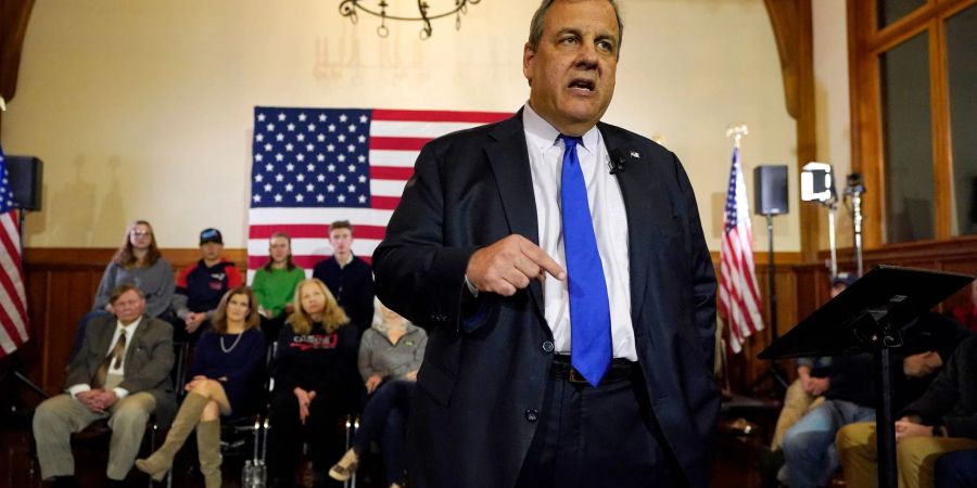 US-Republikaner Chris Christie warnt vor einer weiteren Amtszeit von Donald Trump.