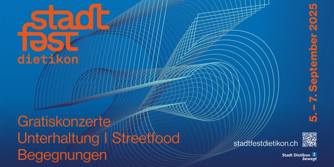 Der neue Auftritt des Stadtfestes Dietikon mit neuem Logo von der Grafikagentur design.isch.. Logo