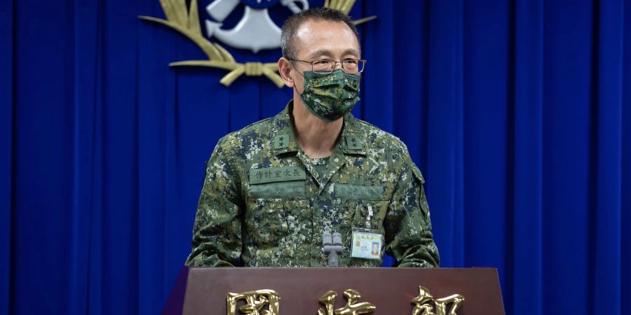 Das taiwanesische Verteidigungsministerium berichtet von acht chinesischen Ballons rund um Taiwan.