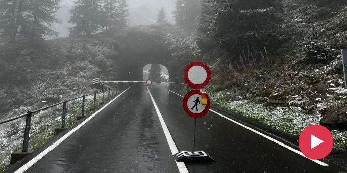 Schneefallgrenze tief - So viel Schnee hats auf Susten- & Gotthardpass