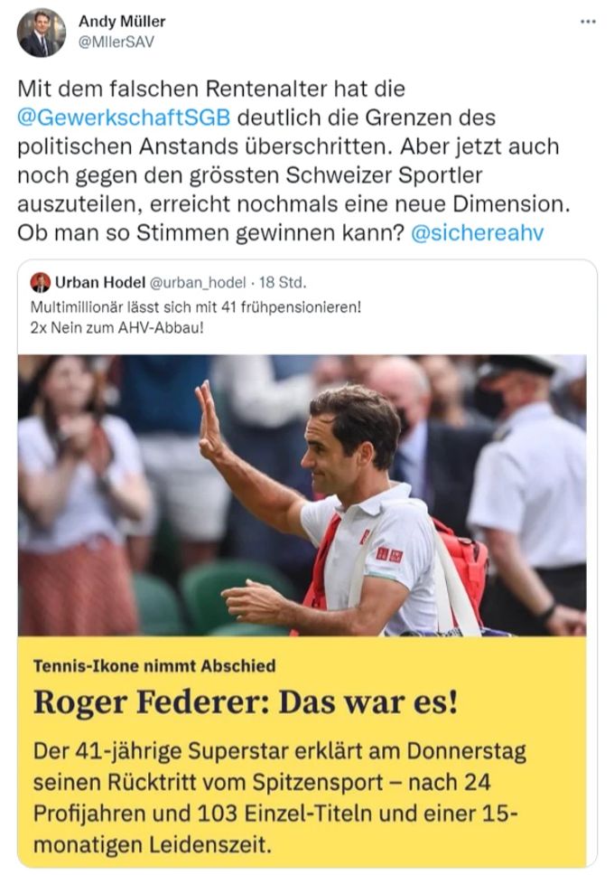 Tweet Andy Müller