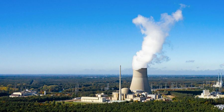 Das Kernkraftwerk Emsland im niedersächsischen Lingen.
