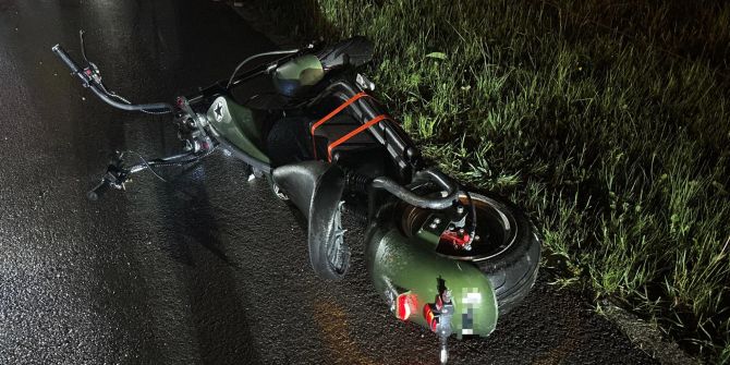 E-Scooter-Unfall in Glarus