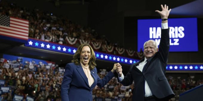 Tim Walz ist der Vizepräsidentenkandidat von Kamala Harris. Tim Walz