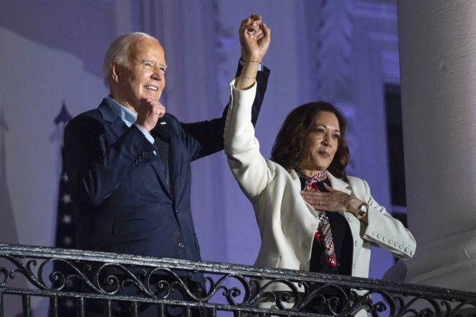 Donald Trump bezeichnet US-Präsident Joe Biden und dessen Vizepräsidentin Kamala Harris immer wieder als dumm. Donald Trump