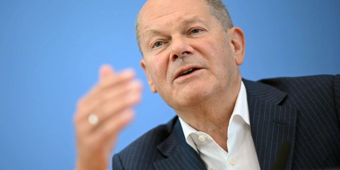 Bundeskanzler Olaf Scholz