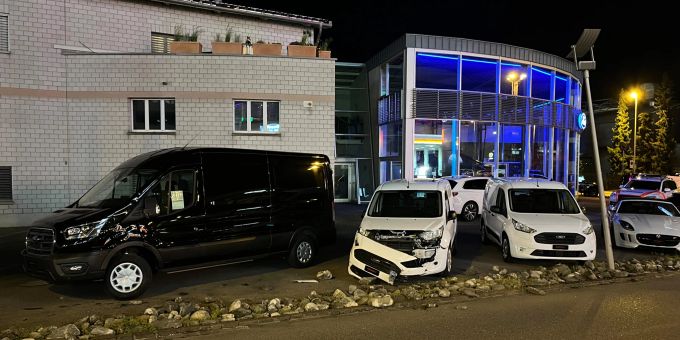 Beim Selbstunfall wurde niemand verletzt. Selbstunfall