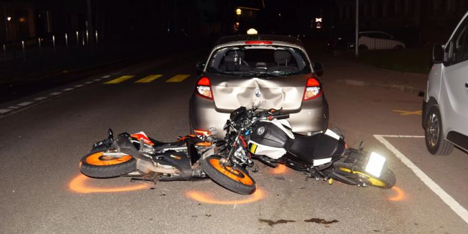 Appenzell Ausserrhoden: Mehrere Verkehrsunfälle mit Motorrädern. Appenzell Ausserrhoden
