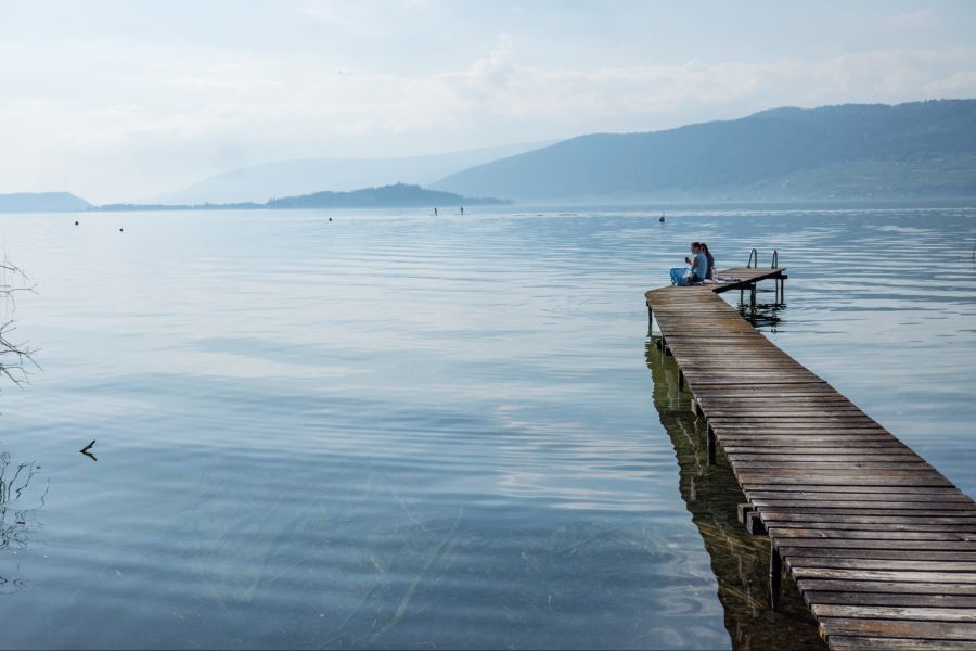Bielersee Badeplätze Wanderung