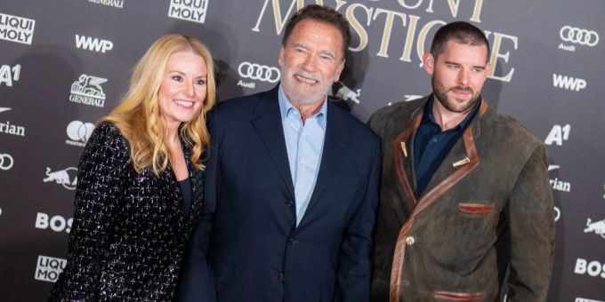 Bereits 2024 zeigte sich Christopher Schwarzenegger an der Seite seines Vaters sichtlich erschlankt. (Archivbild) Arnold Schwarzenegger Sohn