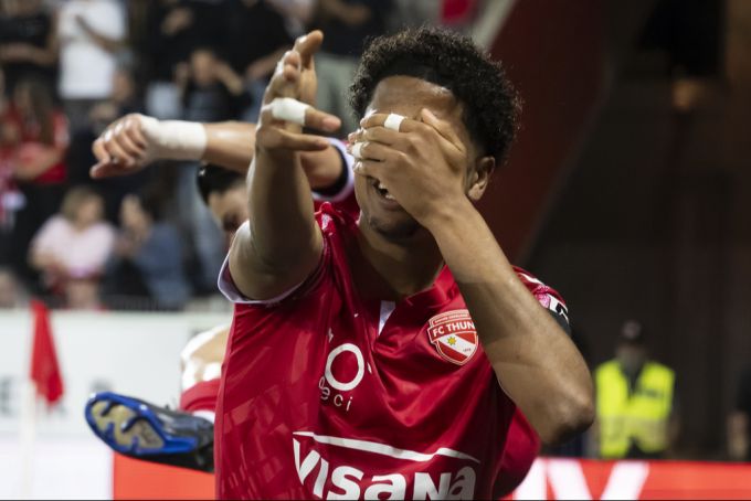 Joker Meichtry schiesst das 2:1 für den FC Thun. FC Thun