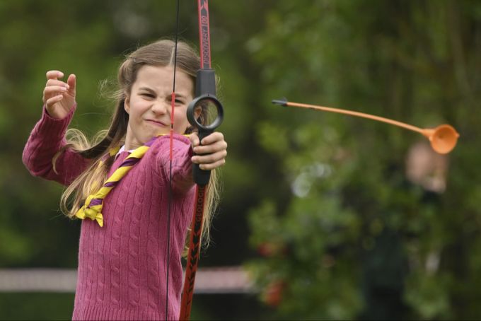Die Prinzessin hat viele Talente. prinzessin charlotte