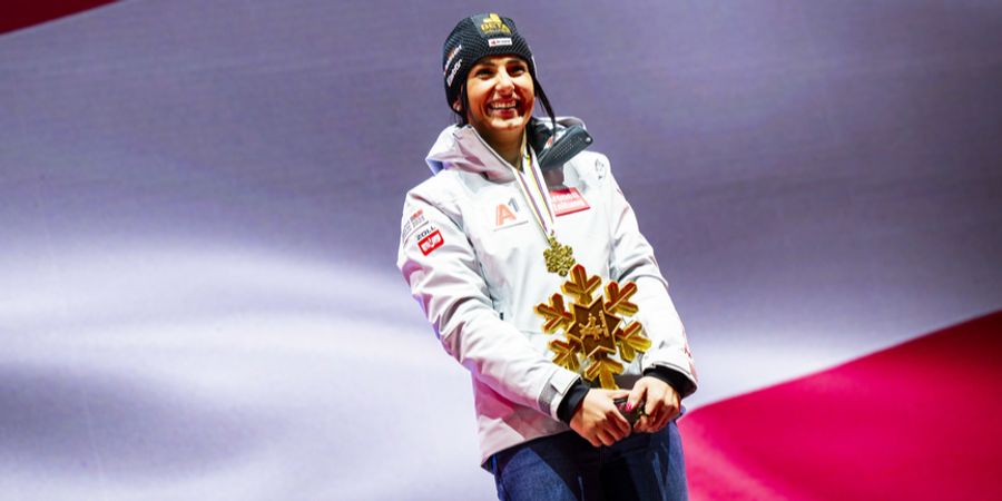 Stephanie Venier Ski-WM Super-G