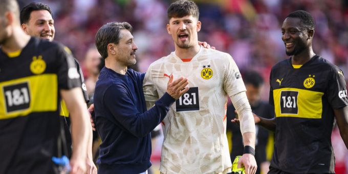 Gregor Kobel und der BVB schafften es in der letzten Saison in die Champions League. BVB