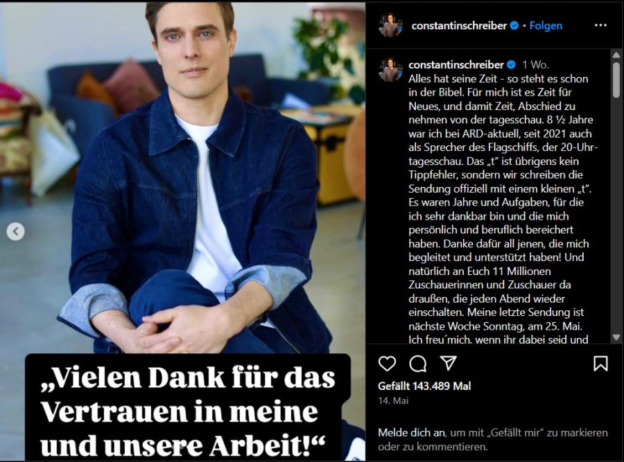 Constantin Schreiber «Tagesschau».