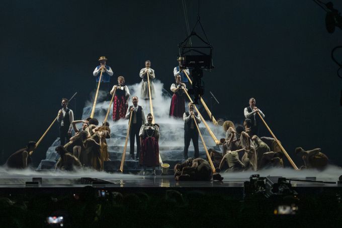 Das Opening gab Einblicke in die Schweizer Kultur. esc halbfinale